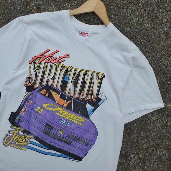 Vintage Other - Vintage Hut Stricklin Smokin Joes Racing Camel Tee